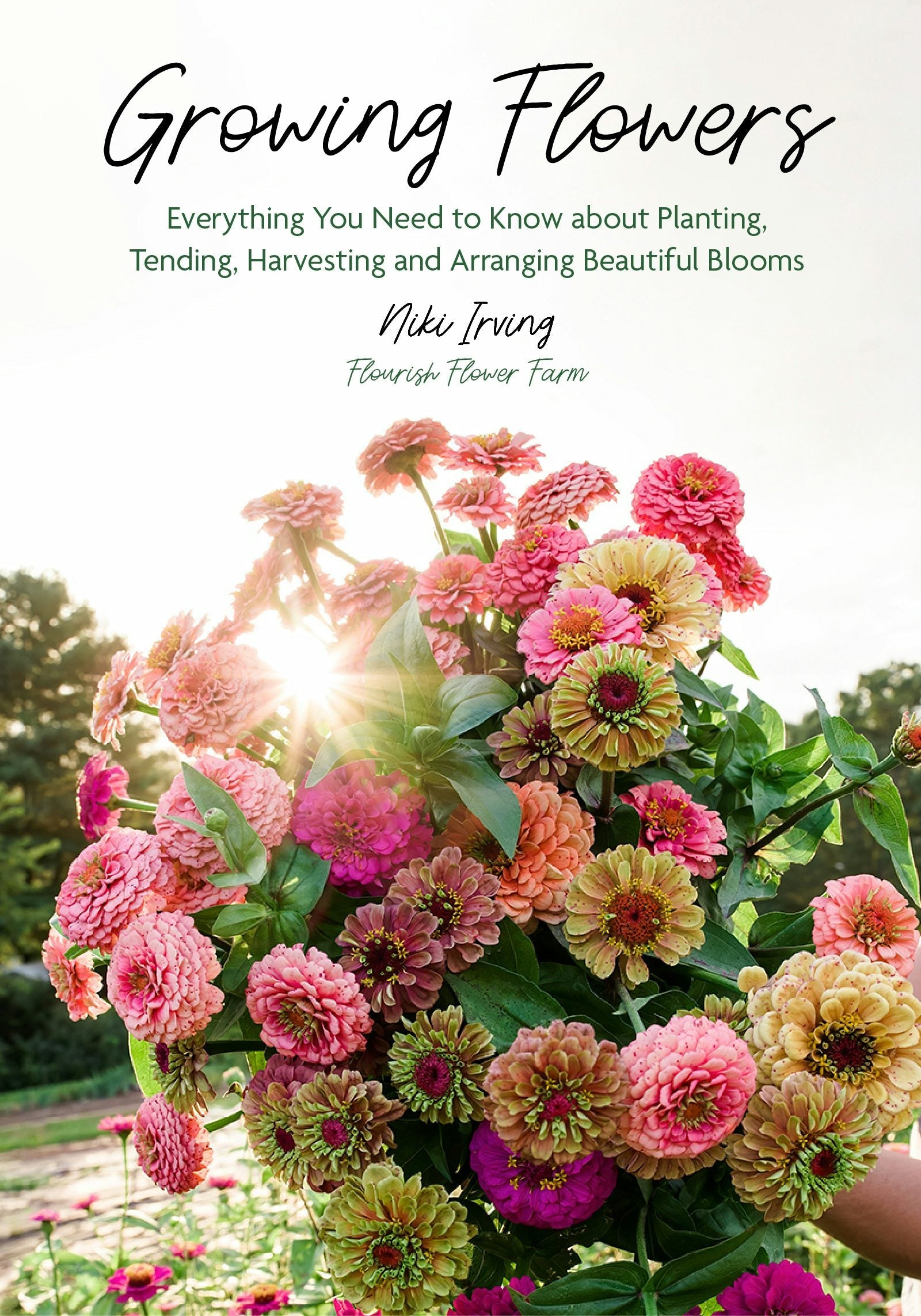 Book cover image for Growing Flowers ISBN: 9781642505511